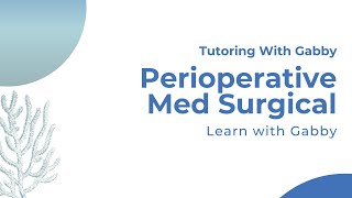 What is Perioperative Nursing [upl. by Irama]