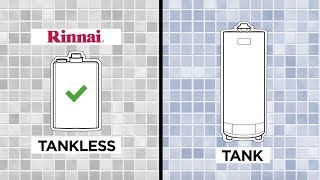 Rinnai Hot Water Wisdom Tank vs Tankless [upl. by Emad]