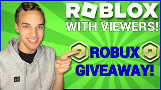 🔴 PLS DONATE ROBUX GIVEAWAY  Live Stream [upl. by Nylak913]