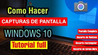 Cómo hacer una Captura de Pantalla en pc Windows 10 [upl. by Mloclam]