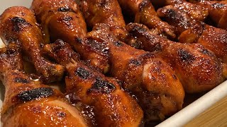 Easy BBQ Chicken In A Slow Cooker  Crockpot BBQ Chicken Legs [upl. by Irneh]