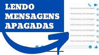 COMO VER MENSAGENS APAGADAS DO MESSENGER  2024 [upl. by Cooke]