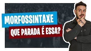 O QUE É MORFOSSINTAXE Pablo Jamilk [upl. by Nilesoy]