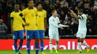 England vs Brazil 21 Official Goals and Highlights Wembley 060213  FATV [upl. by Helmut]