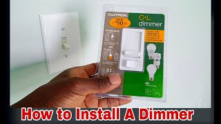 How to Install A Dimmer Switch  Step by Step [upl. by Katha]