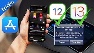 How To Download the Older Versions of Apps in AppStore  iOS 12xx13xx   Jailbreak Tweaks [upl. by Sylera163]