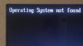 Operating system not found Como Resolver [upl. by Fretwell]