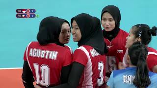 SEA Games 2019 Philippines VS Indonesia Womens Division  Volleyball [upl. by Mccomb]