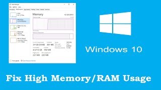 How to Fix High MemoryRAM Usage in Windows 10 [upl. by Amalea]