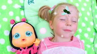 Nastya and Baby doll vs Pesky Flies Аnd other Funny Stories by Like Nastya [upl. by Htebazileharas362]