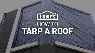 How To Tarp A Roof  Severe Weather Guide [upl. by Rhoda]