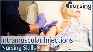 Intramuscular Injection Techniques Nursing Skills [upl. by Malim745]