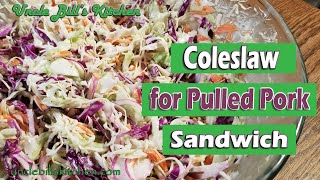 Coleslaw for Pulled Pork Sandwich [upl. by Reviere412]