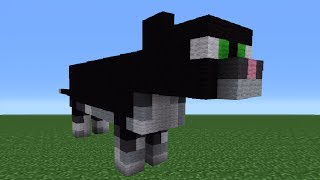 Minecraft Tutorial How To Make A Cat Statue [upl. by Timi]