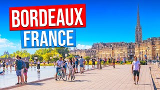 BORDEAUX  FRANCE 4K City tour of Bordeaux France in 4K [upl. by Zeuqram]