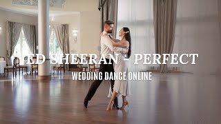 Ed Sheeran  Perfect  Wedding Dance Choreography I English Waltz Tutorial Online  Dance Lesson [upl. by Llewxam]