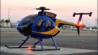 MD500E StartUp amp Takeoff N420WC Hughes 500MD369E Helicopter [upl. by Gustavo892]