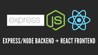 How to Create a ExpressNode  React Project  Node Backend  React Frontend [upl. by Uehttam]