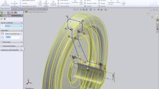 Tutorial Solidworks Volante parte 1 [upl. by Weikert]