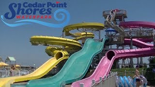 Cedar Point Shores Waterpark Tour amp Review with Ranger [upl. by Oinegue]