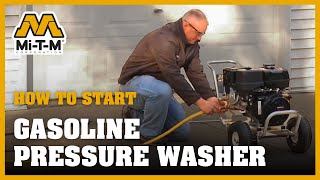 How To Start A Gas Pressure Washer [upl. by Divine]