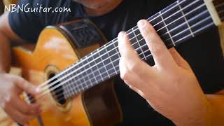 Bourree In E minor  Johann Sebastian Bach  NBN Guitar [upl. by Llerod]