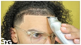 How To Do A Tapered Hairline With Long Hair [upl. by Dudley483]