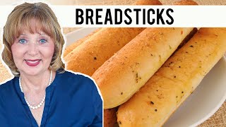 How To Make Homemade Italian Breadsticks From Scratch [upl. by Lletnom]