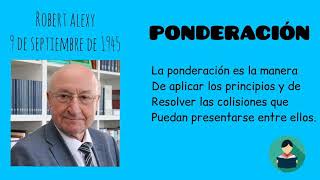 Ponderación según Robert Alexy [upl. by Eceerehs364]