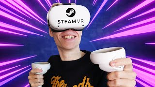 How To Play Oculus amp Steam PC VR Games On Your Oculus Meta Quest 2 [upl. by Elocon]