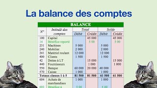 ✅ La balance des comptes en comptabilité générale cours n° 25 [upl. by Nugent958]