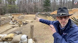 Civil War Forts at Petersburg National Battlefield Petersburg Video Tour [upl. by Siroved]