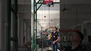 How to use the Mini wire rope electric hoist PA chain hoist [upl. by Gillmore]