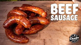 The Secret to Beef Sausage  Chuds BBQ [upl. by Ulla]