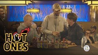 Tony Hawk Eats Spicy Wings LIVE at ComplexCon  Hot Ones [upl. by Aicinet]