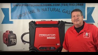 Harbor Freight Predator 9500watt super quiet inverter generator FIRST OIL CHANGE [upl. by Handbook]