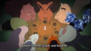 Names of the Tailed Beasts by Rikudou Sennin Naruto Shippuuden [upl. by Derag611]