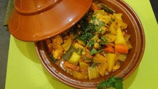 TAJINE DE POULET AUX LEGUMES [upl. by Godfree]