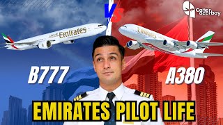 Emirates Pilot Life Comparison B777 vs A380 [upl. by Katsuyama]