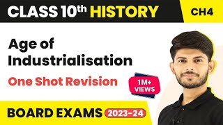 The Age of Industrialisation Full Chapter  CBSE Class 10 History  Revision Series NCERT202324 [upl. by Ytissahc]