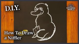 How to draw a Niffler  Make It Magic [upl. by Beichner]