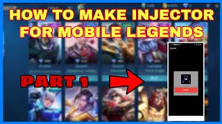 HOW TO MAKE INJECTOR FOR MOBILE LEGENDS PART 1  Yoshiko Gaming [upl. by Bowden992]