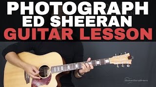 Photograph Ed Sheeran Guitar Tutorial Lesson Acoustic [upl. by Olegna358]