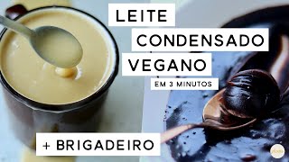 LEITE CONDENSADO VEGANO em 3 minutos  BRIGADEIRO SIMPLES  PLANTTE [upl. by Arded430]