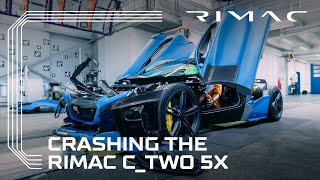 CRASHING THE RIMAC NEVERA HYPERCAR 5X [upl. by Jocko]