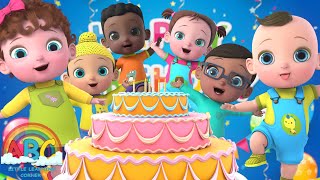 Happy Birthday  Nursery Rhymes amp Kids Songs  Abc Little Learning Corner [upl. by Eulalia]