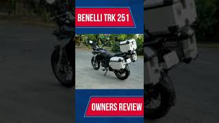 Benelli TRK 251  Short Review [upl. by Ardnos]