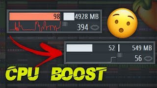 Boost your CPU Performance  FL Studio Tutorial [upl. by Duong668]