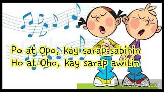 7 Po at Opo w lyrics Childrens Choir PAMBATANG PAPURI [upl. by Riaj145]