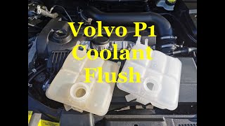 Volvo C30 S40 V50 C70 Coolant Expansion Tank Replacement and coolant flush [upl. by Mathis307]